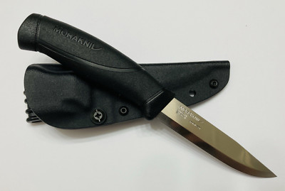 Morakniv Mora Companion (S) Fixed Knife Black with Armory Plastics Kydex Sheath