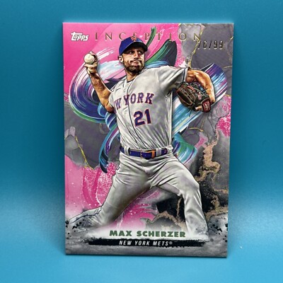 Max Scherzer 2023 Topps Inception Magenta #14 76/99
