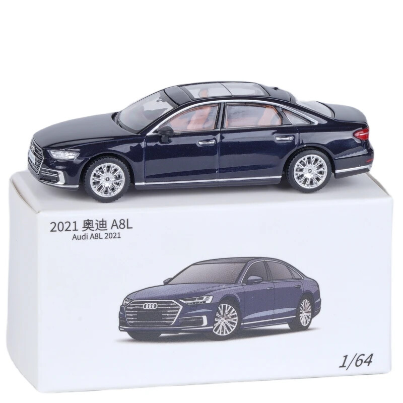 1/64 Audi A8L Toy Model Car Luxury Diecast Alloy Model