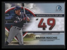 2023 Bowman Brayan Rocchio Bowman Scouts Top 100