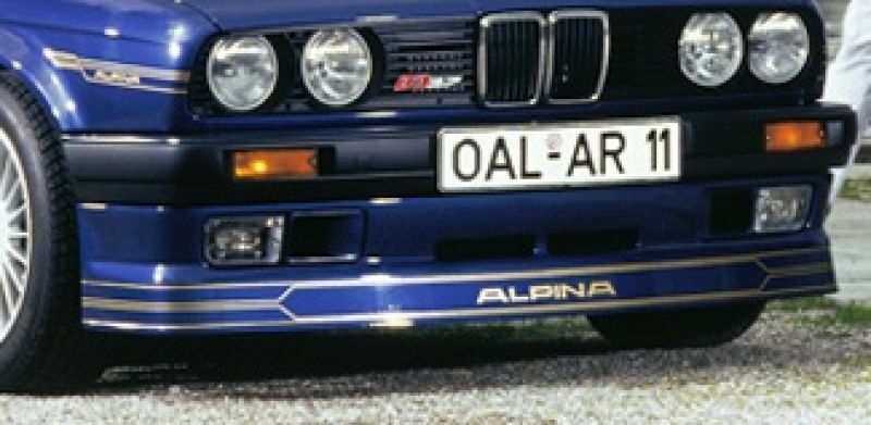 Alpina Decor Set silber für Alpina Frontspoiler BMW E28/E30/E24