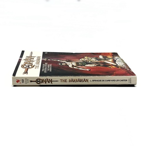 Conan The Barbarian Paperback 1st Print By L. Sprague De Camp & Lin Carter 1982 - 第 4/7 張圖片