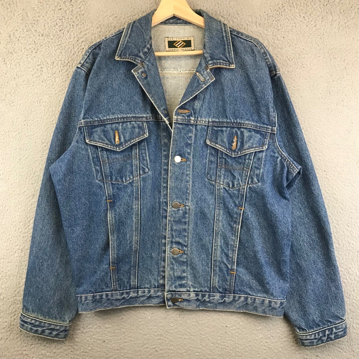 Vintage Joseph Abboud Denim Jean Jacket mens size M | eBay
