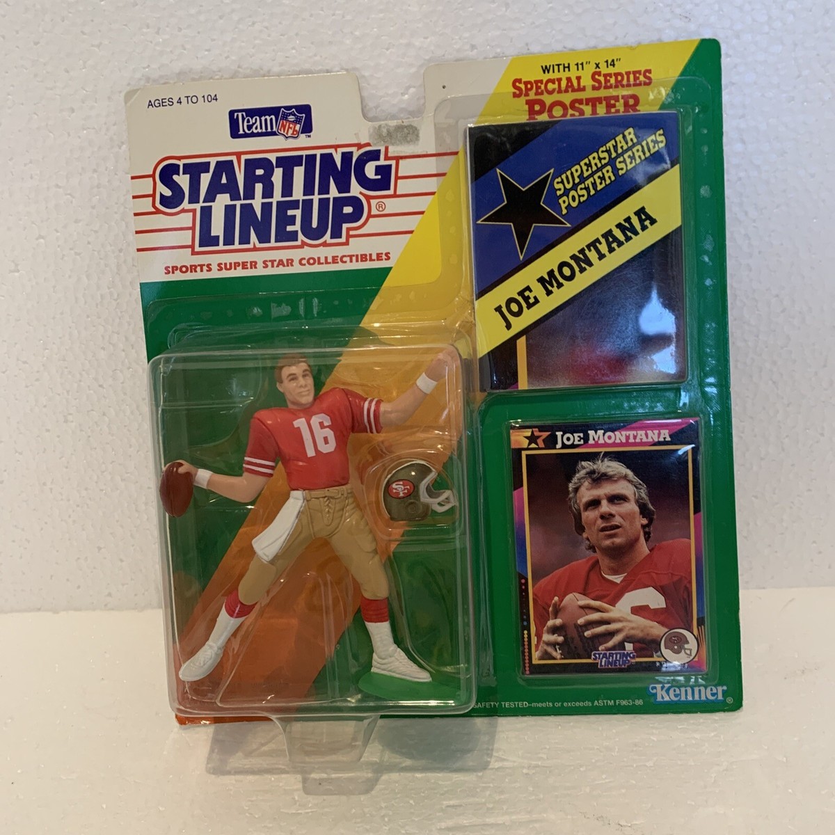 【未開封】Joe Montana 49ers アクションフィギュア NFL Legends Joe Montana San Francisco 49ers Action Figure 2008