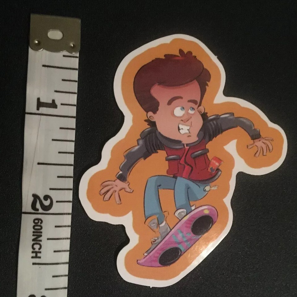 Back To The Future Hoverboard Marty Sticker BTTF Decal | eBay