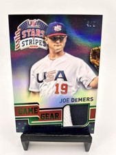 2015 Panini USA Baseball Stars & Stripes Joe DeMers Game Gear #47 - 4/5 Team USA