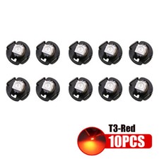 10pcs 12V T3 SMD LED Car Dashboard Instrument Cluster Light Bulbs Accessories