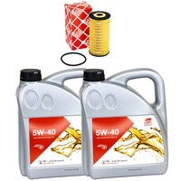 MotoröL Set Febi SAE 5W-40 8 Liter + ÖLfilter FüR Opel Vivaro Renault Master III