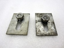Vintage 1970's Craftsman "Block" Bench Grinder Pair Spark Arrestor Made in USA