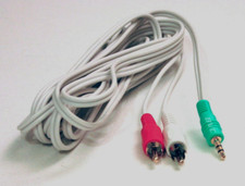 12 Foot 3.5mm Stereo Male to 2 RCA Stereo Male Cable (12' Feet Converter Cables)