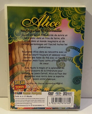 Alice in Wonderland DVD DREAM TOWN Version française French