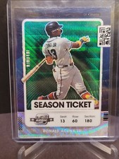 2021 Panini Contenders Optic Green Wave #89 Ronald Acuna Jr.