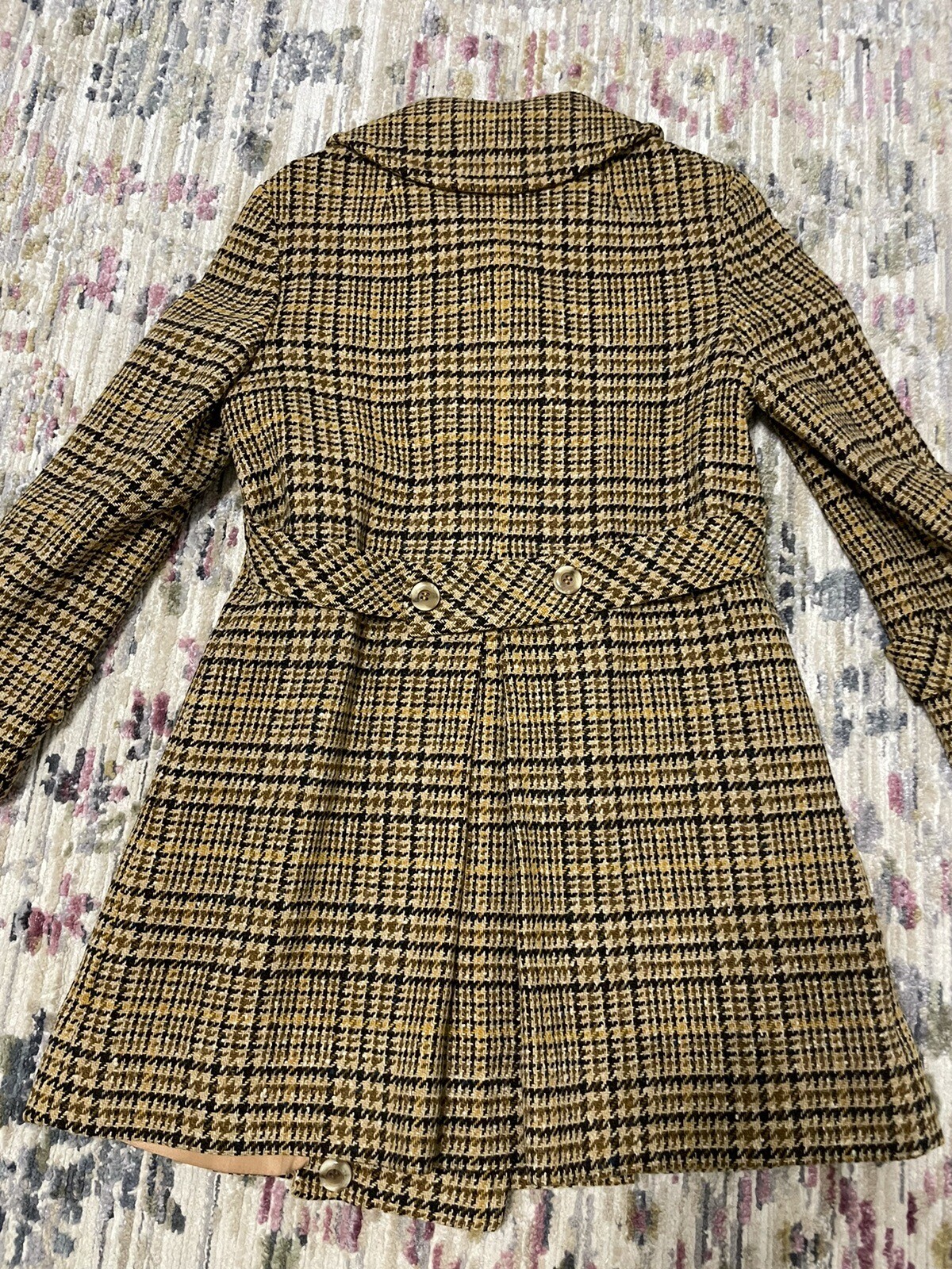 Vintage Pendleton Wool Houndstooth Double Breaste… - image 5