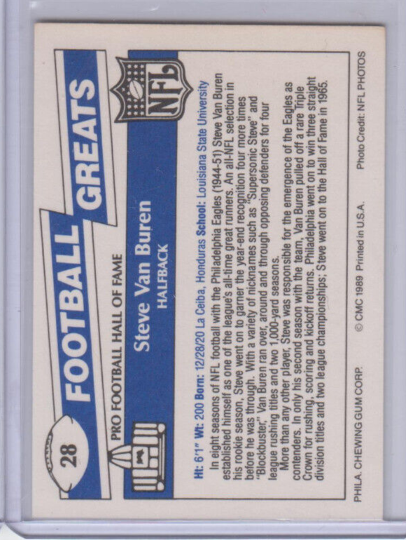 STEVE VAN BUREN SIGNED / AUTOGRAPHED 1989 SWELL GREATS 28 EAGLES NM++ eBay