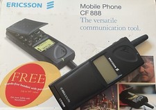 Retro 1990's Ericsson CF888 - (Imported US PCS/GSM Version) - Complete In Box
