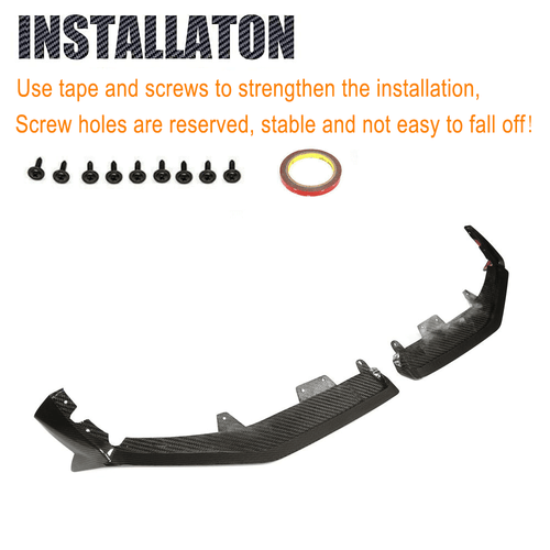 DRY Carbon Frontlippe Schwert Diffusor Frontspoiler für BMW F95 X5M LCI 2023-24 - Picture 8 of 13