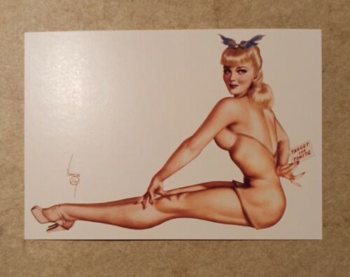 VARGAS Esquire Girl Pin Up Sexy Glamorous Postcard New 1997 C6959 - Picture 1 of 1