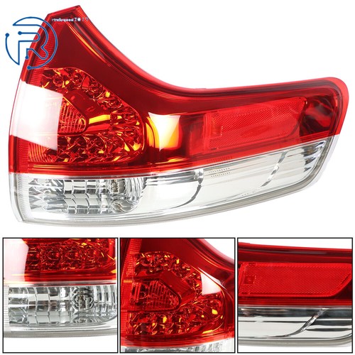 Passenger Right Side Outer For 2011-2014 Toyota Sienna Brake Lamp Tail Light - Picture 8 of 9
