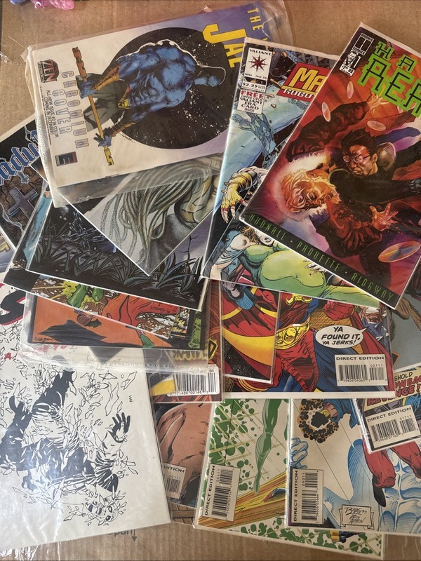 Random Comics Comic Book Mixed Brands, Years, Conditions, and Subjects Lot Of 20