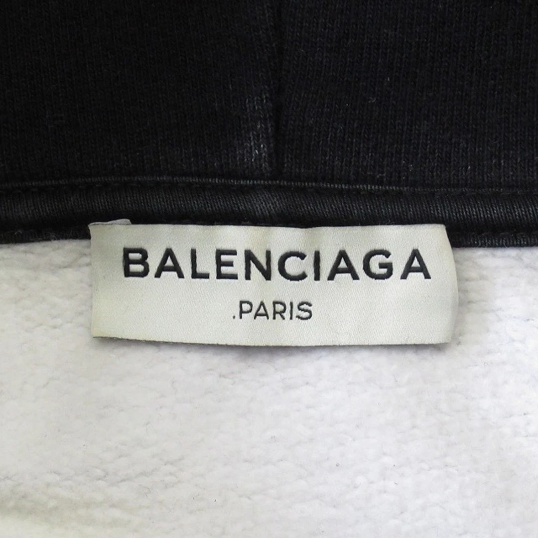 Felpa con cappuccio pullover modello totale Balenciaga manica lunga 393487 usata