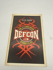 Defcon 3 Official Program 1996 Defcon 3 Program
