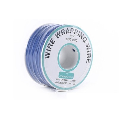 30 AWG Wrapping Wire Insulated Silver Plated Single Core Copper PCB/OK Wire New