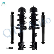 Set Front Quick Complete Strut-Rear Shock For 2012-2016 Fiat 500 L4 Pop FWD