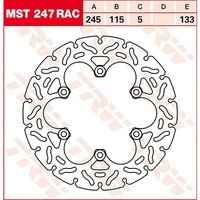 TRW Bremsscheibe (FüR: Yamaha XJ 600 ,N 4BR 94-97 Hinten )