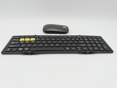 Foldable Bluetooth Keyboard and Mouse Portable Pocket Keyboard Wireless - 第 6/13 張圖片