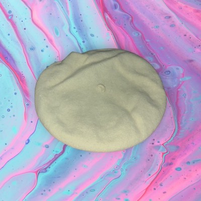 Off white wool beret (fair condition)