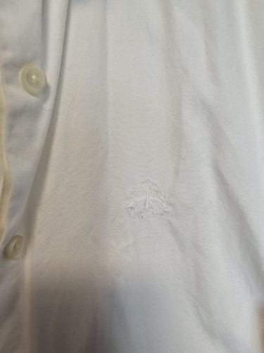 Camisa de vestir blanca manga larga Brooks Brothers talla 10 - Imagen 2 de 6