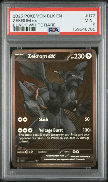 Zekrom ex #172 (Black Bolt (2025))