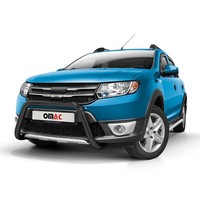 FrontbüGel FrontschutzbüGel FüR Dacia Sandero Stepway 2012-2016 Mit ABE Schwarz