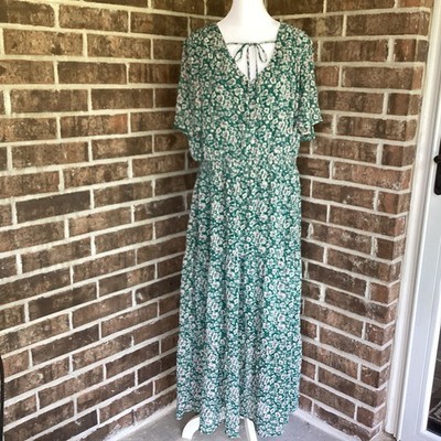 luxology dress green Fan Pleated Bardot Scuba Crepe Maxi Dress - Mint Green main image 0