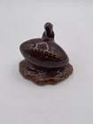 VINTAGE RED WING POTTERY 1939 MINNESOTA GOLDEN GOPHER ON FOOTBALL - Damaged
