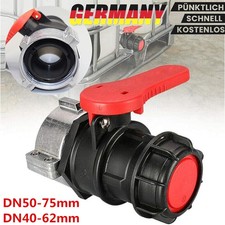 F&uuml;r IBC Kugelhahn Tank Container Auslaufhahn DN40-62mm DN50-75mm Grobgewinde DHL