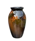 ROOKWOOD Pottery Bud Vase Floral Leaves 1900 ELIZA C. LAWRENCE