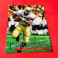 Lake Dawson .. ROOKIE .. Notre Dame / Chiefs .. 1994 Pro Line Live Card 382. rookie card picture