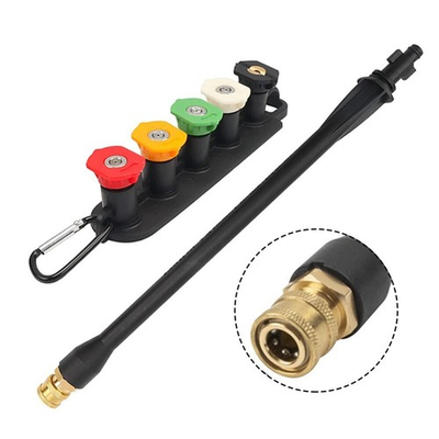 #ad With 5 Nozzles Electric Pressure Washer Spray Wand Replacement Kit $28.69