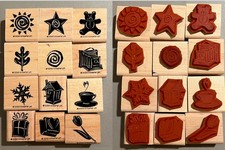 2000 Vintage Stampin Up PORTFOLIO COLLECTION II Stamp Set of 12