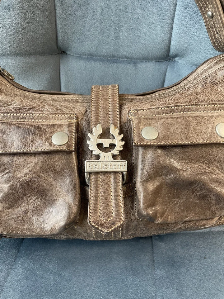 Bolso de Mano Belstaff Cuero Gris Guess / Dolce Gabbana Estilo Foto 4 de 4