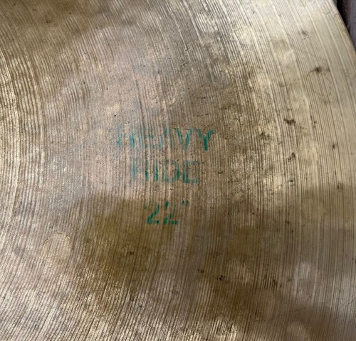 VINTAGE PAISTE 505 22" Heavy Ride 1980's 3480g - Picture 3 of 5