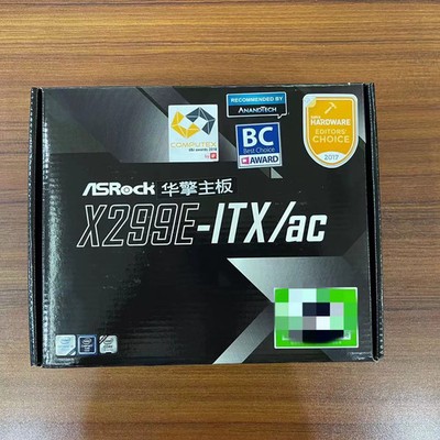Asrock X299E-ITX/ac Supports LGA 2066 Intel Core X-Series (79xx, 78xx Series)