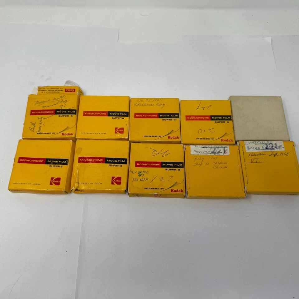 Vintage Kodak Kodachrome Super 8 Movie Film Reels - Lot of 10 Home Movies 1960's - Image 2 of 4