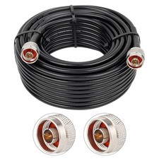 50ft KMR240 Coax Extension Cable N Male to N Male Connector Low Loss Coaxial ...
