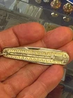 Read OLD 1915 ESEMCO 10K GOLD 2-BLADE GENTLEMANS POCKET WATCH--VERY COLLECTIBLE