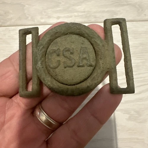 Civil War Confederate 2 Piece CSA Buckle
