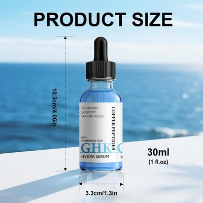 ghk-cu face serum product info and reviews Peptide Serum, Anti-Aging with Copper Peptide Hyaluroni and perfect for repairing damaged or aging skin. GHK-Cu Facial Serum – Premium