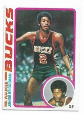 JUNIOR BRIDGEMAN 1978-79 Topps Basketball card #56 Milwaukee Bucks NR MT