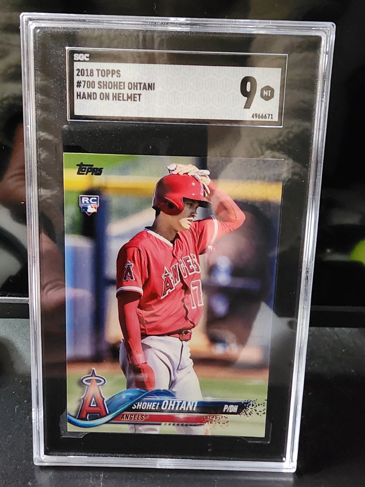 2018 TOPPS #700 #US1 SHOHEI OHTANI RC ANGELS HAND ON HELMET & Other SSP's